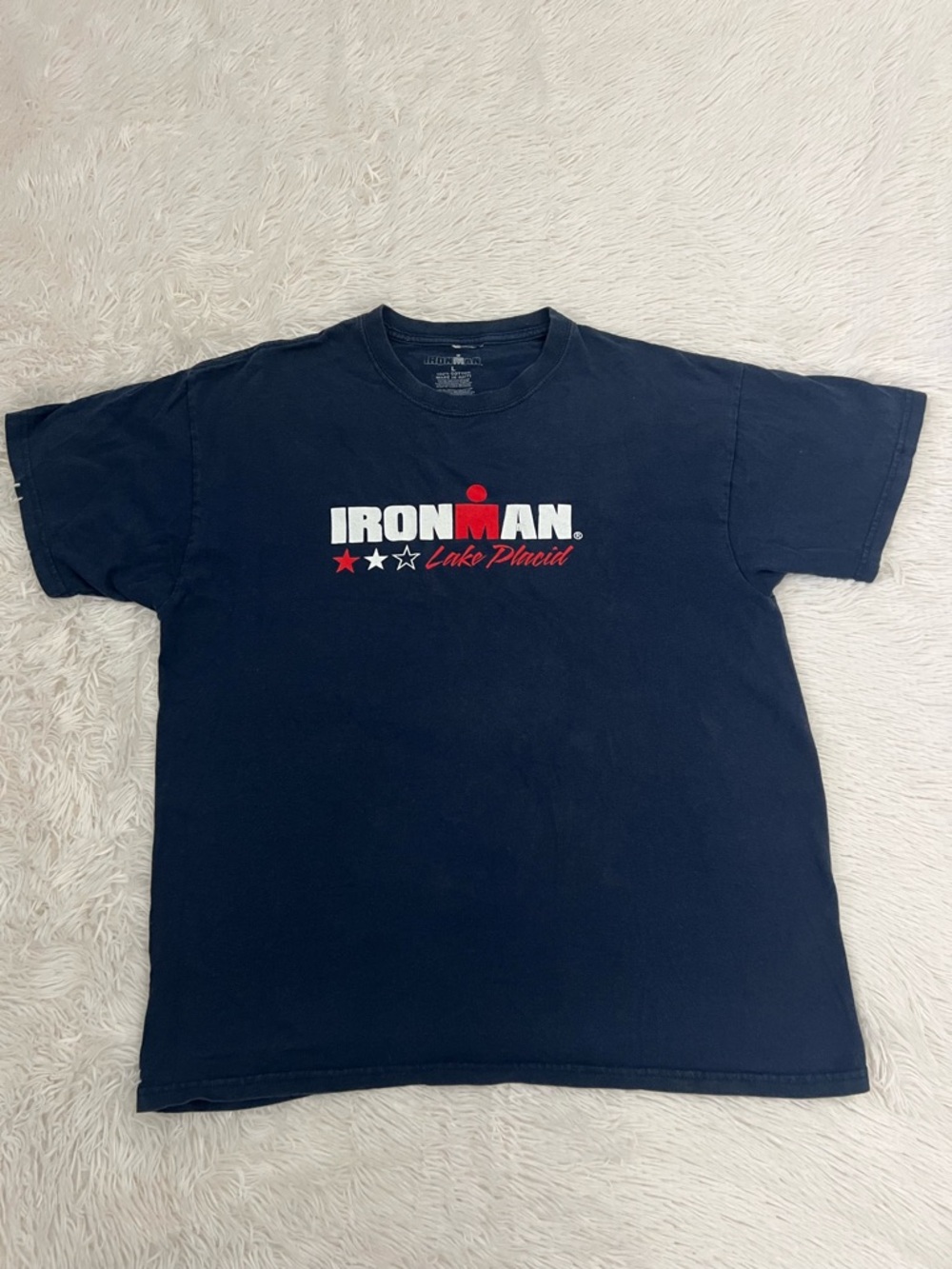 Iron Man Short Sleeve Logo Tee - Navy, Red, White/A210